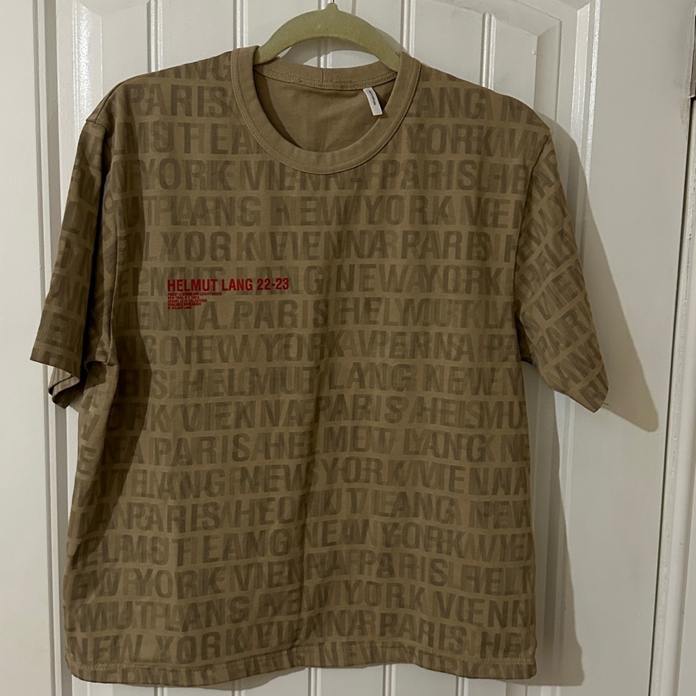 Helmut  Lang All Over Repeat Tee Size S